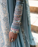 Republic Womenswear | Ilana Eid Luxury Lawn '24 | Azure (D4-B) - House of Faiza